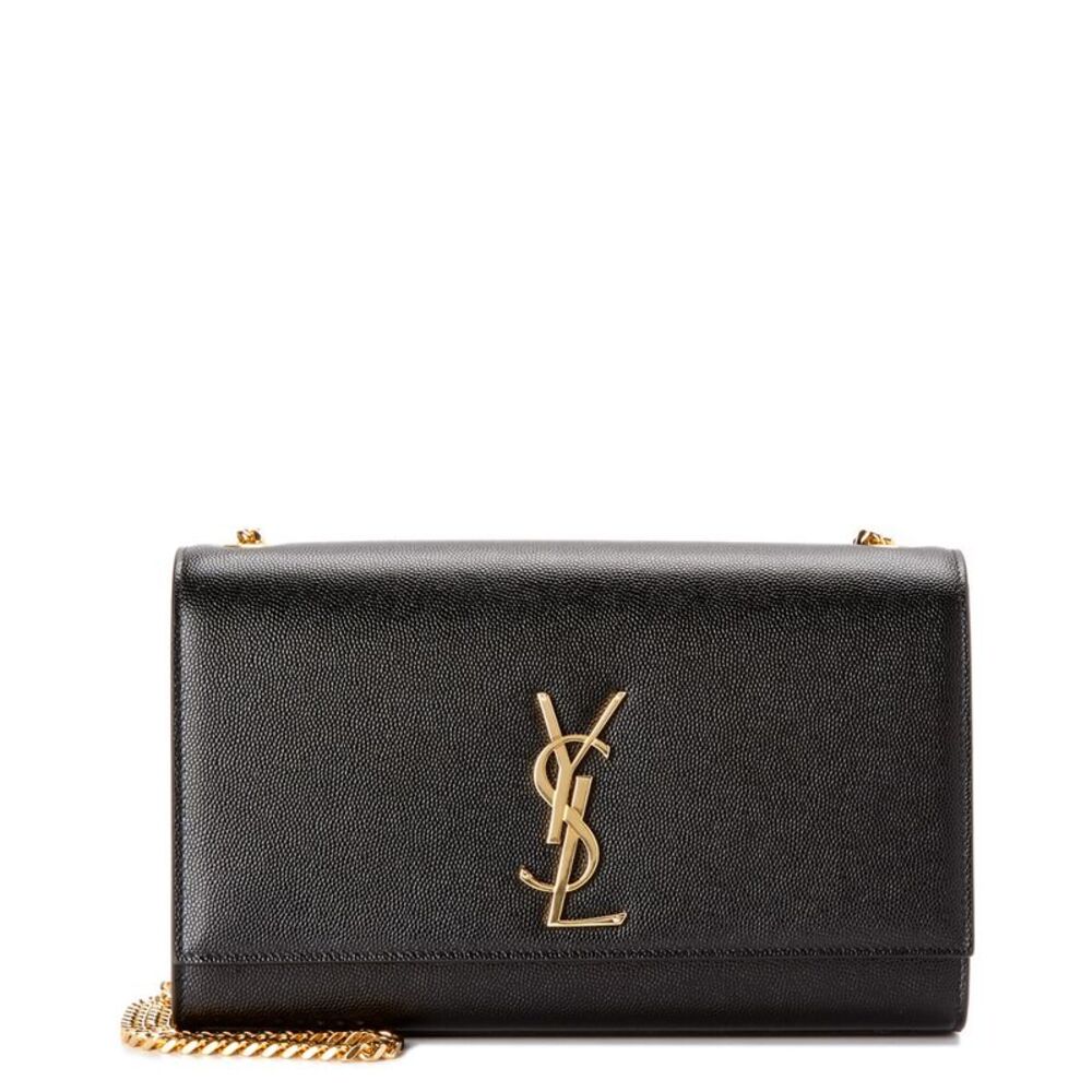 Saint Laurent Kate Monogram Medium Leather Shoulder Bag